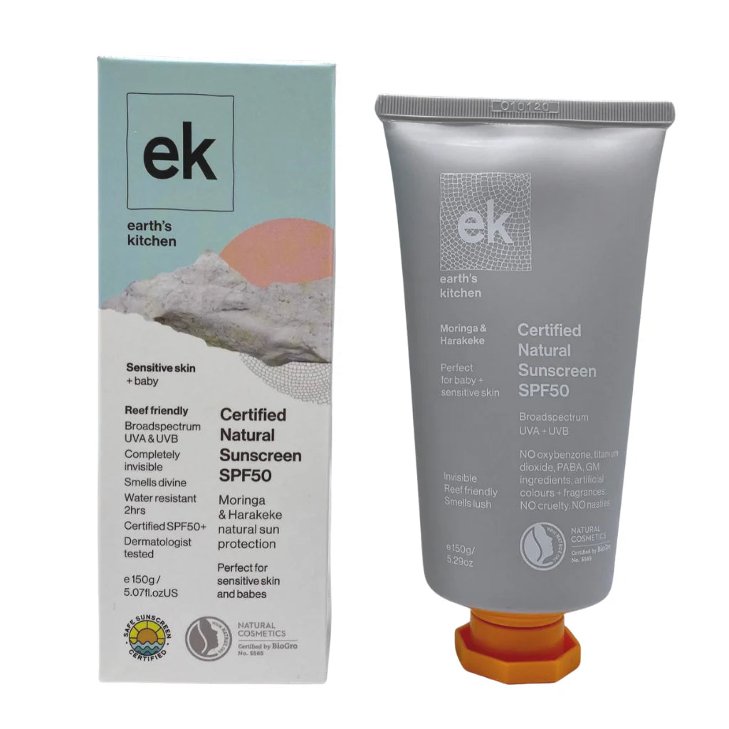 Earths Kitchen Certified Natural Sunscreen SPF50
