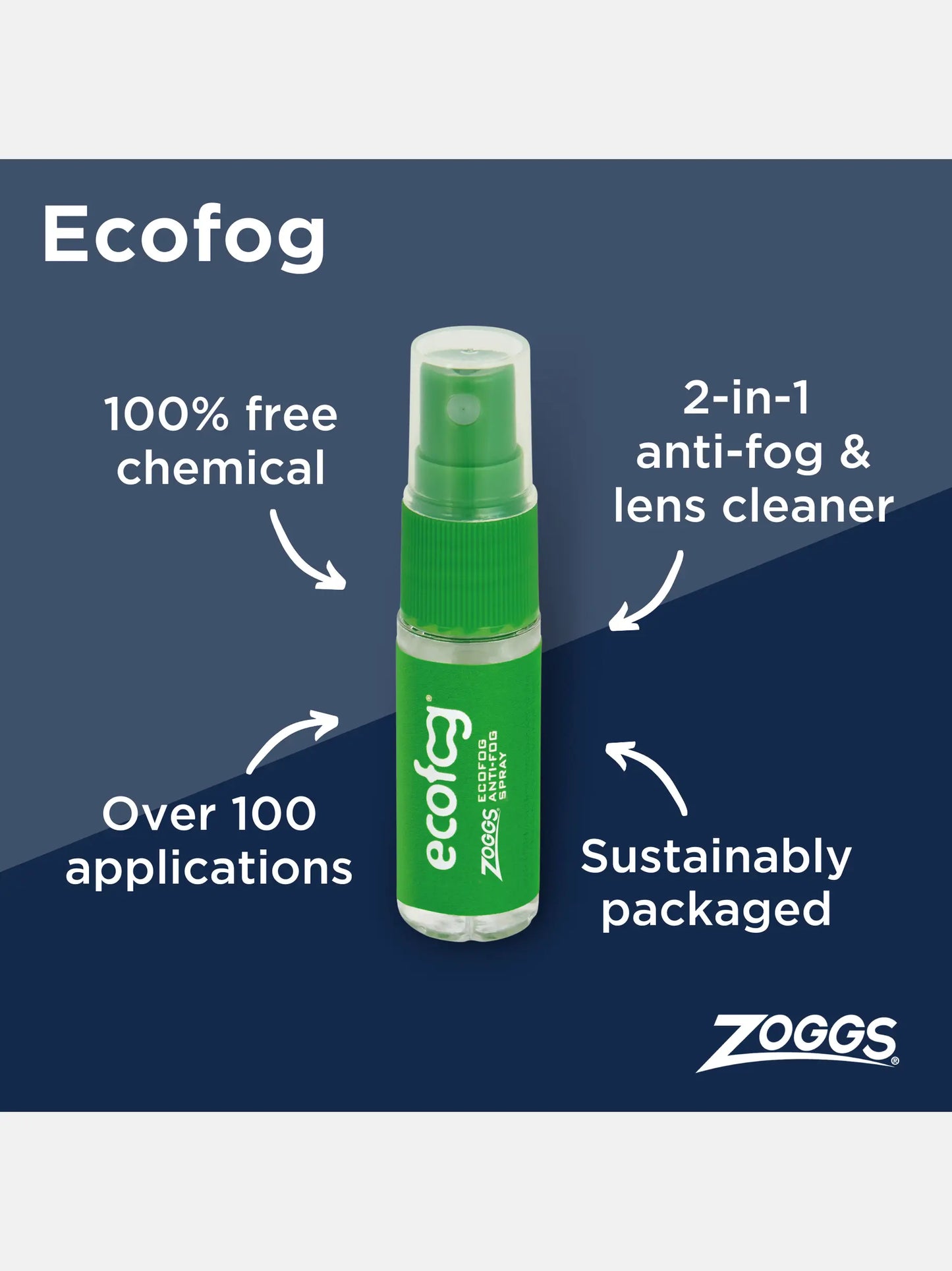 Zoggs EcoFog Anti-Fog Spray