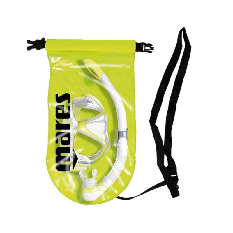 Mares Wahoo Set Neon Mask & Snorkel + Bag Mares