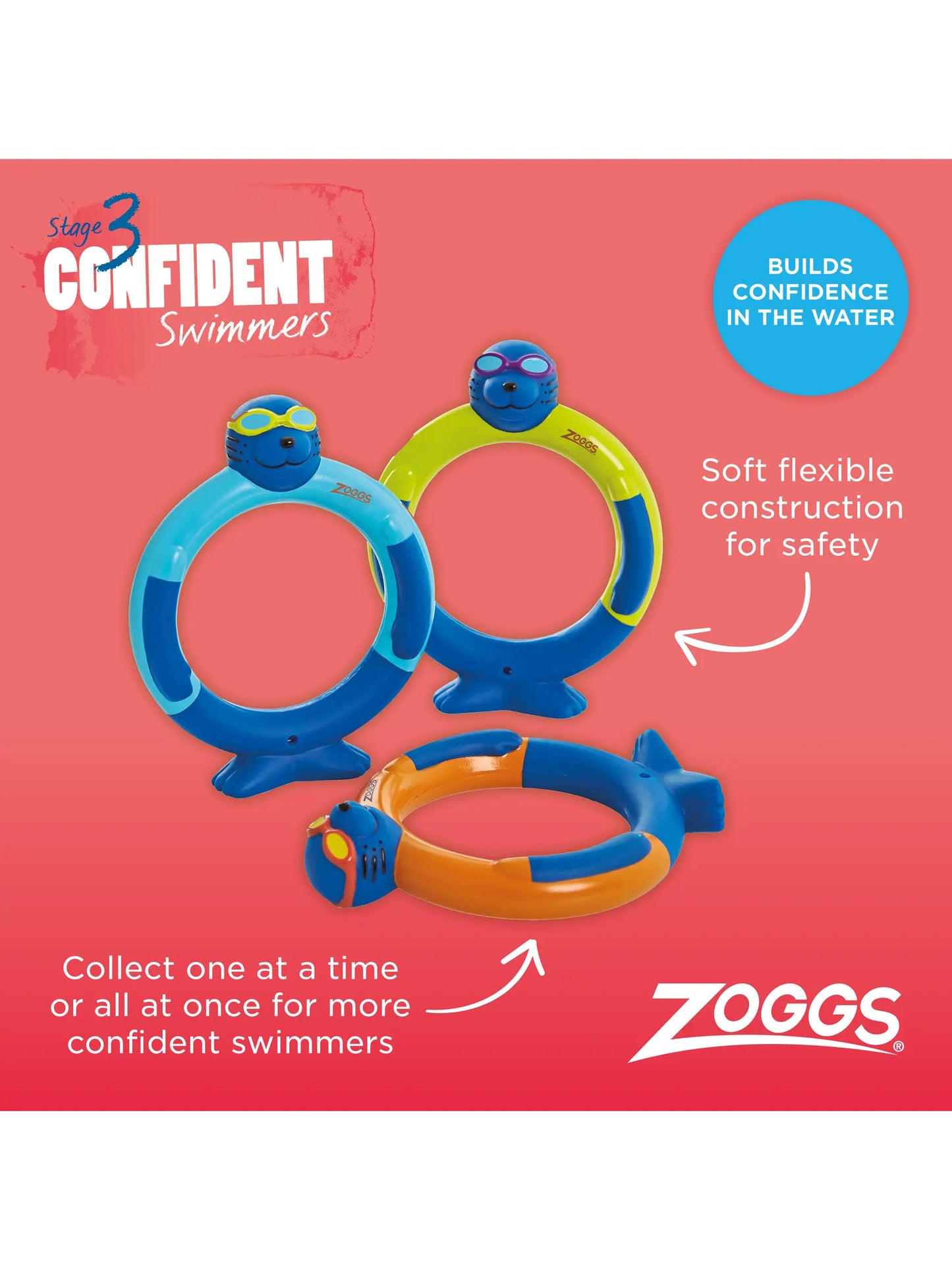 Zoggy Dive Rings (Pool Toy)